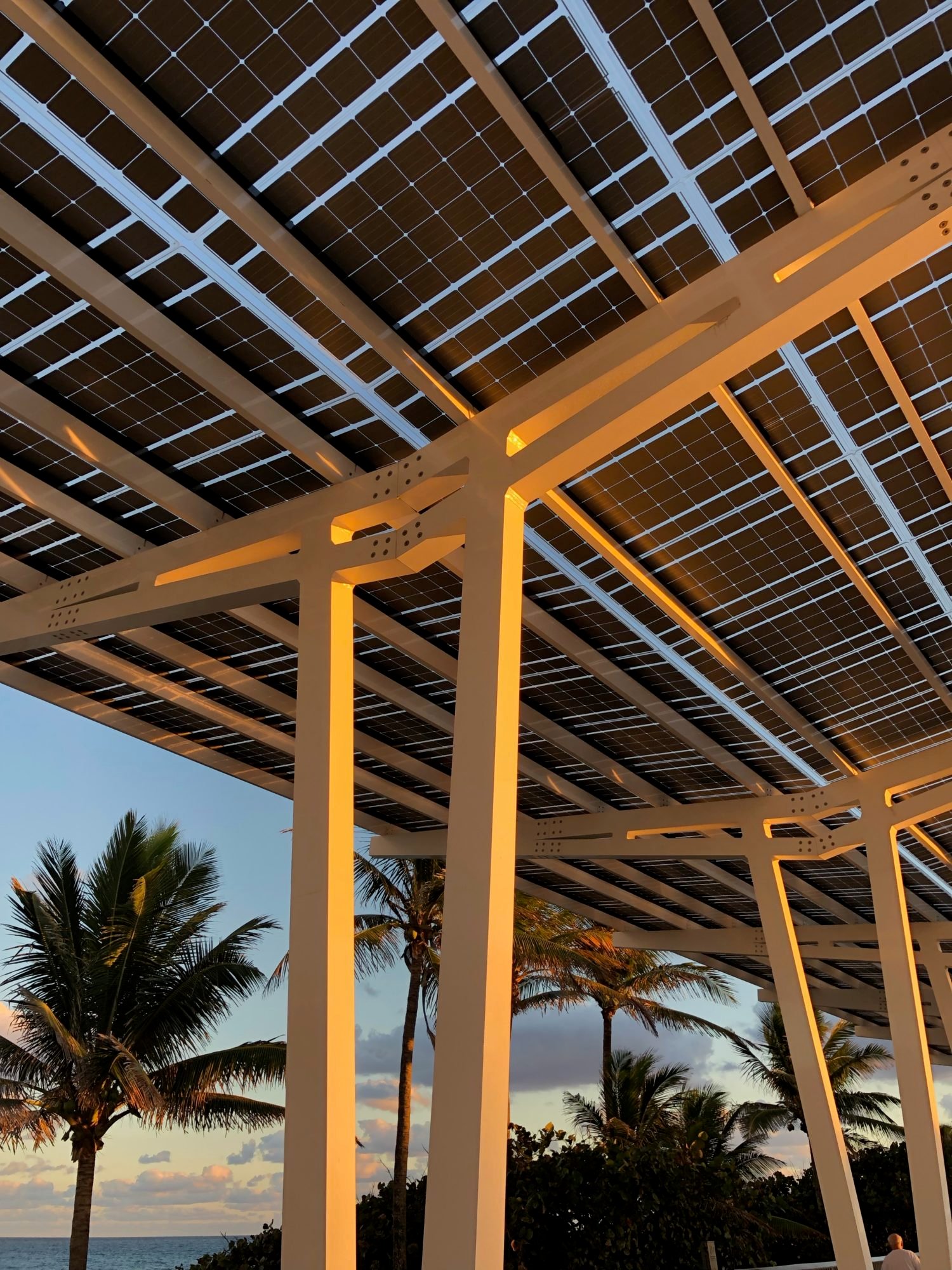 Carport Solar Yellow Beam - Choose your color